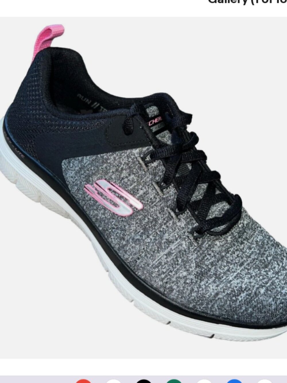 Skechers Flex Appeal 4.0 Womens Sneaker Black / Pink US Size 9